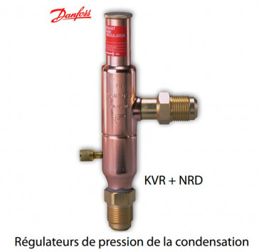 Régulateurs de pression de la condensation KVR + NRD de Danfoss