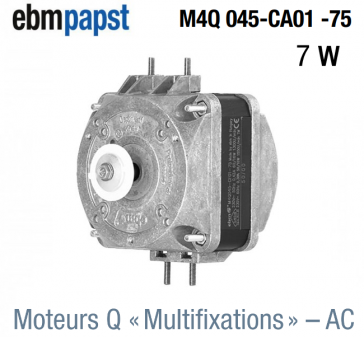 Moteur multi-fixation M4Q045-CA01-75 de EBM-PAPST 7W