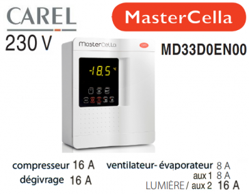 Coffret électrique MasterCella MD33D0EN00 de Carel 