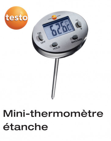 Mini-thermomètre étanche de Testo 