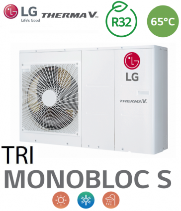 THERMA V Monoblock-Wärmepumpe 65°C - HM093MR.U44 - R32