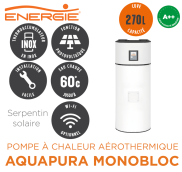 Warmtepomp AQUAPURA MONOBLOC 270ix van Energie
