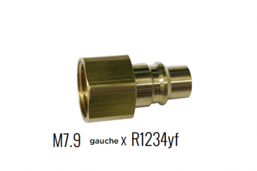Adaptateur pour bouteille M7.9 gauche F X Prise rapide R1234yf