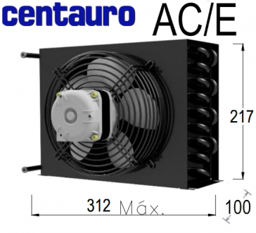 Luchtgekoelde condensor AC/E 117/0.50 - OEM 208 - van Centauro