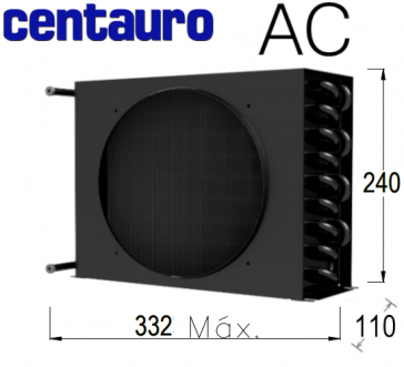 Luchtgekoelde condensor AC 120/0.68 - OEM 209 - van Centauro