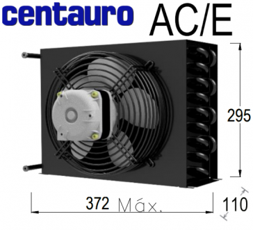 Luchtgekoelde condensor AC/E 125/1.68 - OEM 311 - van Centauro