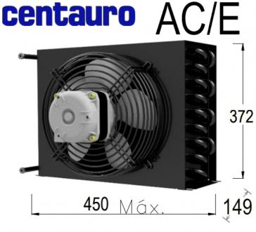 Condenseur à air AC/E 130/2.95 - OEM 414 - de Centauro