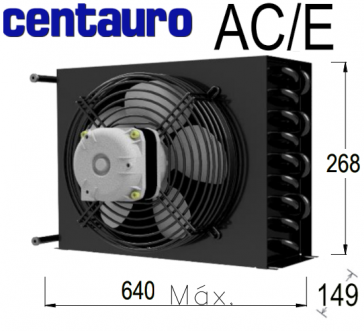 Luftgekühlter Kondensator AC/E 223/2.97 - OEM 810 - von Centauro