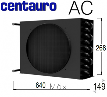 Luftgekühlter Kondensator AC 223/2.97 - OEM 810 - von Centauro