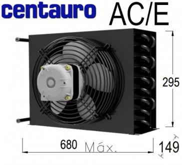 Luchtgekoelde condensor AC/E 225/3.99 - OEM 811 - van Centauro