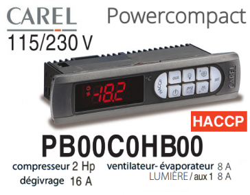 Régulateur Power Compact PB00C0HB00 de Carel