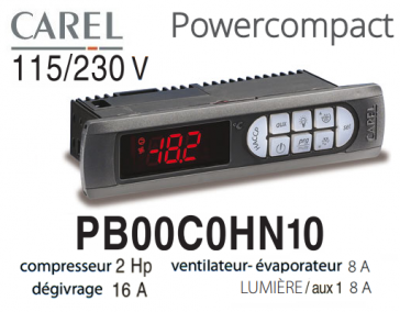 Régulateur Power Compact PB00C0HN10 de Carel