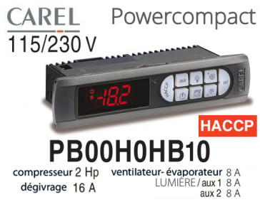Régulateur Power Compact PB00H0HB10 de Carel