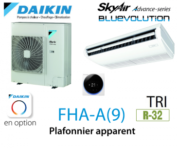 Daikin Plafonnier apparent Advance FHA125A triphasé 
