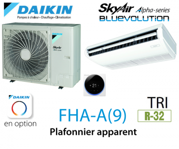 Daikin Plafonnier apparent Alpha FHA125A triphasé
