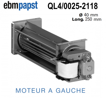 Ventilateur Tangentiel QL4/0025-2118 de EBM-PAPST