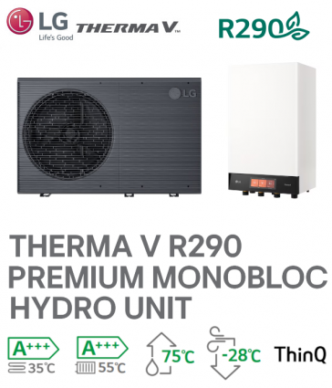 Pompe à Chaleur THERMA V R290 PREMIUM MONOBLOC - HM071HF.UB40 + HN16XAHC.NK1 -  R290
