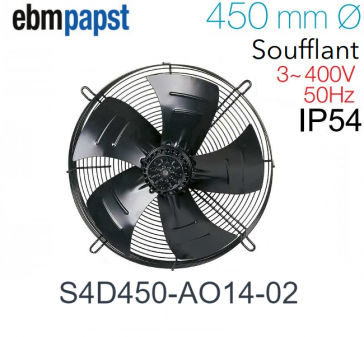 Ventilateur hélicoïde S4D450-AO14-02 de EBM-PAPST