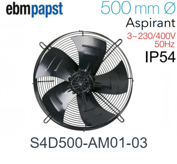 Ventilateur hélicoïde S4D500-AM01-03 de EBM-PAPST