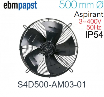 Ventilateur hélicoïde S4D500-AM03-01 de EBM-PAPST