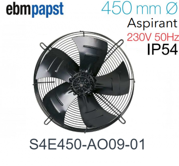 Ventilateur hélicoïde S4E450-AO09-01 de EBM-PAPST