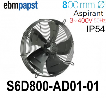 Axialventilator S6D800-AD01-01 von EBM-PAPST