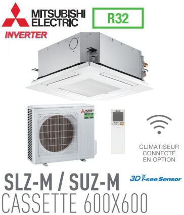 Mitsubishi CASSETTE 4 VOIES 600X600 modèle SLZ-M50FA