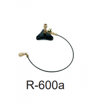Support et tube 90º pour bouteille non rechargeable pour R-600