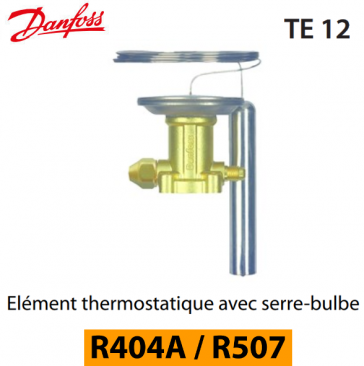 Thermostatisches Element TES 12 - 067B3347 - R404A/R507A Danfoss  