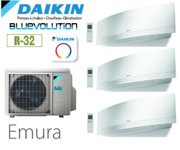 Daikin Emura Trisplit 5MXM90A + 2 FTXJ20AW  + 1 FTXJ50AW - R32