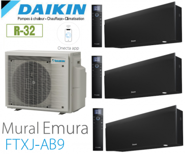 Daikin Emura Trisplit 5MXM90A8 + 2 FTXJ20AB9 + 1 FTXJ50AB9