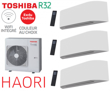 Toshiba HAORI Tri-Split RAS-3M18G3AVG-E + 2 RAS-M07N4KVRG-E + 1 RAS-B10N4KVRG-E