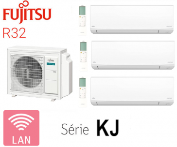 Fujitsu Tri-Split Mural AOEG24KBCA3 + 2 ASEH07KJCAL + 1 ASEH12KJCAL
