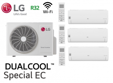LG Tri-Split mural STANDARD MU3R19.U24A0 + 3 X MS07ET.NSA