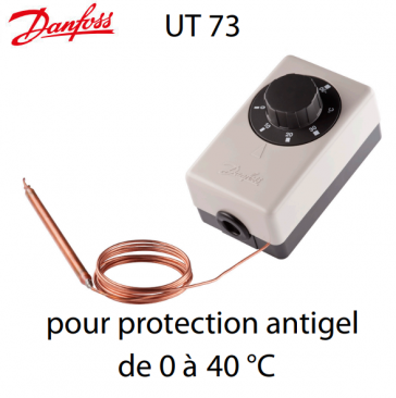 Thermostat pour protection antigel UT 73 Danfoss