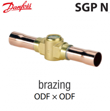 Flüssigkeitsschauglas SGP 10s N - 014L0192 Danfoss - Anschluss 3/8"/10 MM zum Rühren