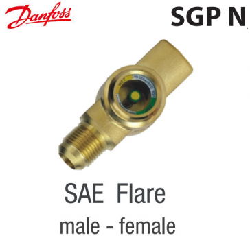 Voyant de liquide SGP 10 N -  014L0172 Danfoss - Raccordement 3/8" à visser M X F
