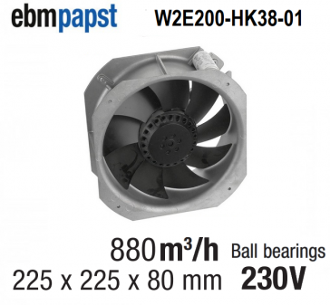 Ventilateur Axial W2E200-HK38-01 de EBM-PAPST