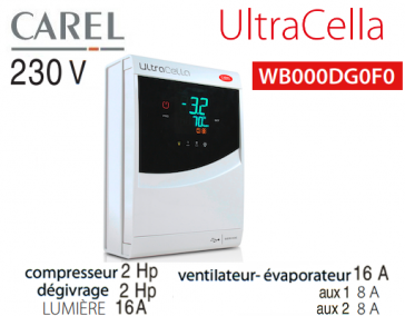 Regler für Kühlräume UltraCella WB000DG0F0 von Carel