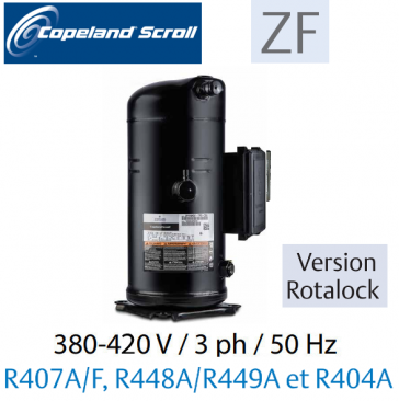 Hermetischer COPELAND-Kompressor SCROLL ZF09 K4E-TFD-551 
