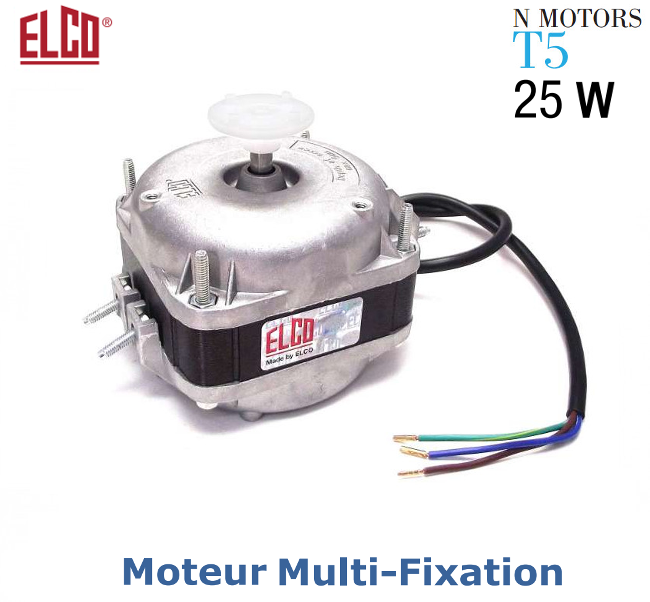 Moteur De Ventilateur Pentavalent Weiguang YZF25-40 - 25W, 230V, Compatible Zanussi, Neuf