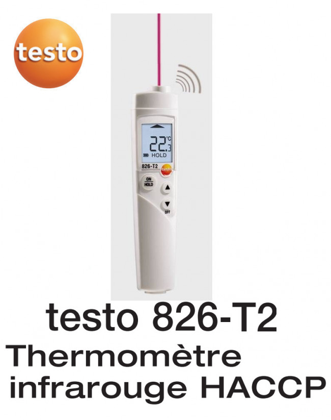 Thermomètre infrarouge avec visée laser
