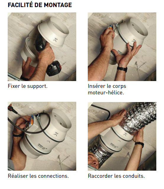 Ventilateur Extracteur Silencieux S&P TD-800/200 Silent - 3 Vitesses, 21-28 DB - Neuf