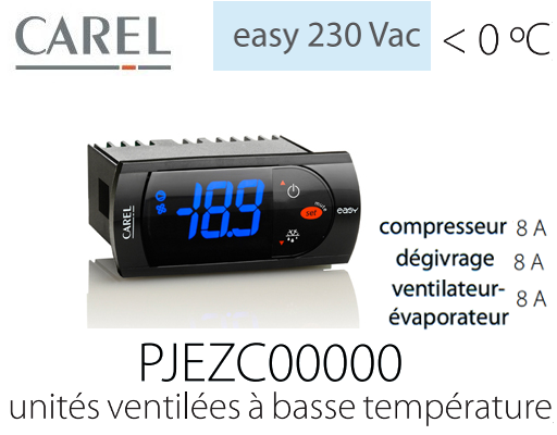 régulateur électronique Carel pjezc00000 230 V/50 Hz,