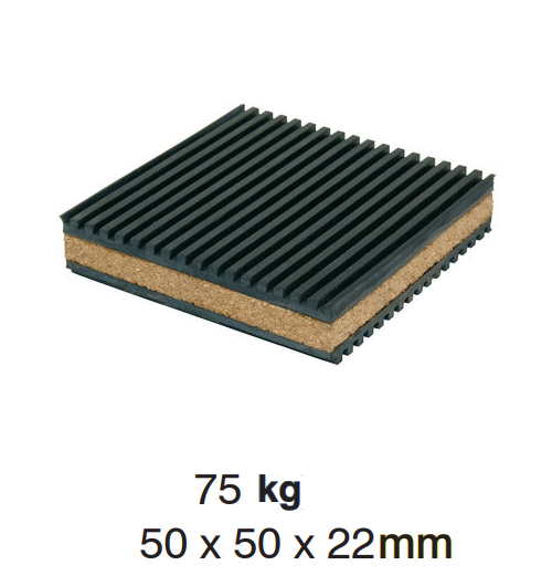 plaque de liege anti vibration