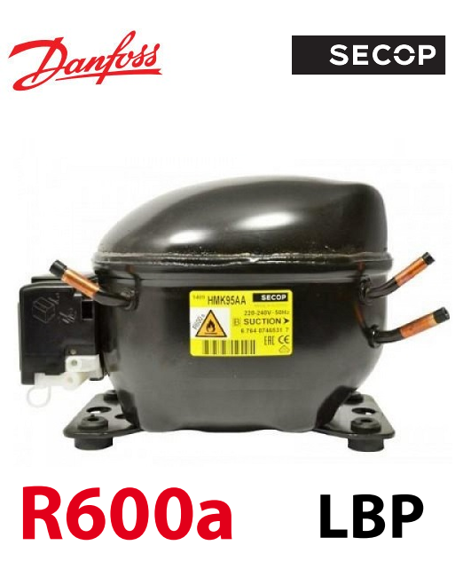 Compresseur HTK80AA3 1/6 HP - 136W R600a – Compatible Indesit, Ariston, Hotpoint – Pièce D'origine C00283446