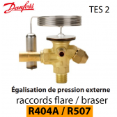 Détendeur thermostatique TES 2 - 068Z3415 - R404A/R507A Danfoss
