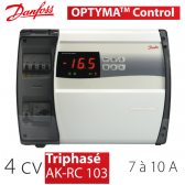 Régulateur de chambre froide Optyma Control - Triphasé 4 cv, 7 à 10 A - AK-RC103 de Danfoss