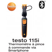 Testo 115 i - thermomètre à pince avec commande Smartphone