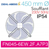 Ventilateur hélicoïde FN045-6EW.2F.A7P3 de Ziehl-Abegg